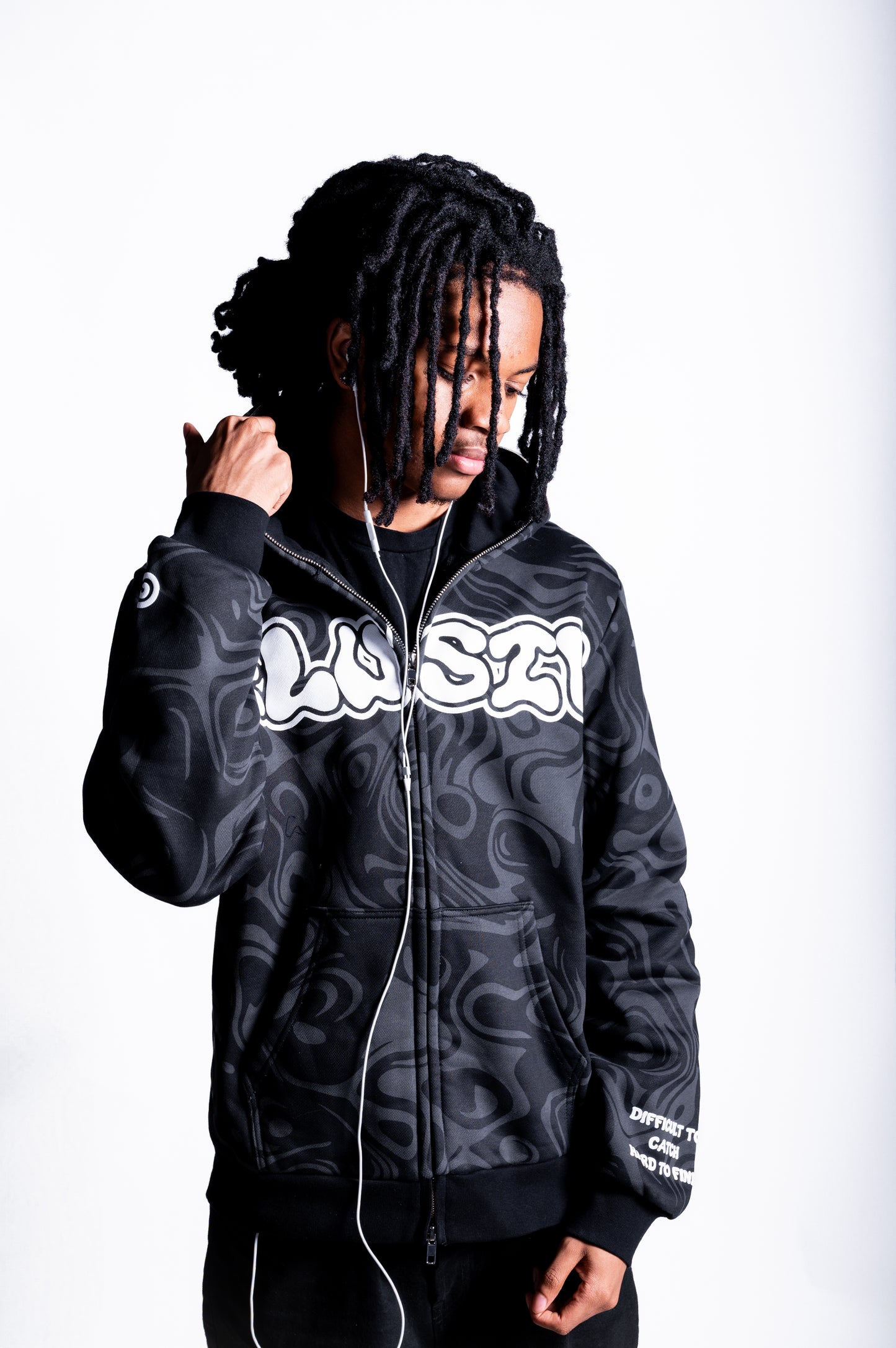 Phantom Wave Hoodie (Black)