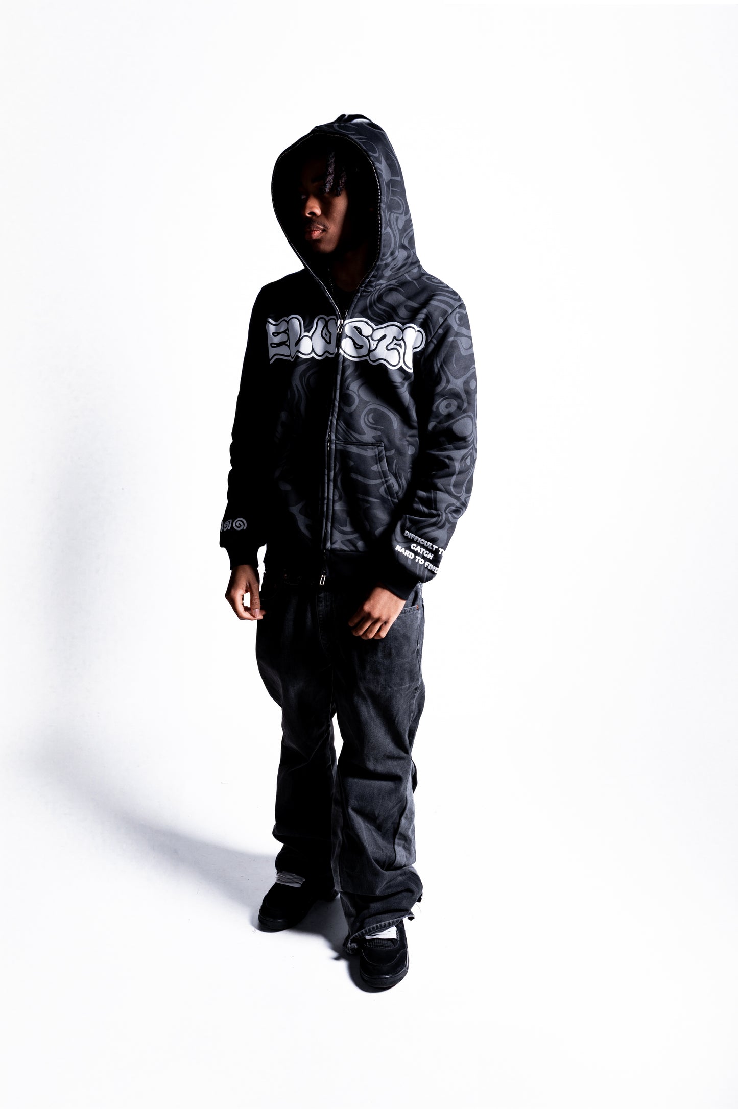 Phantom Wave Hoodie (Black)