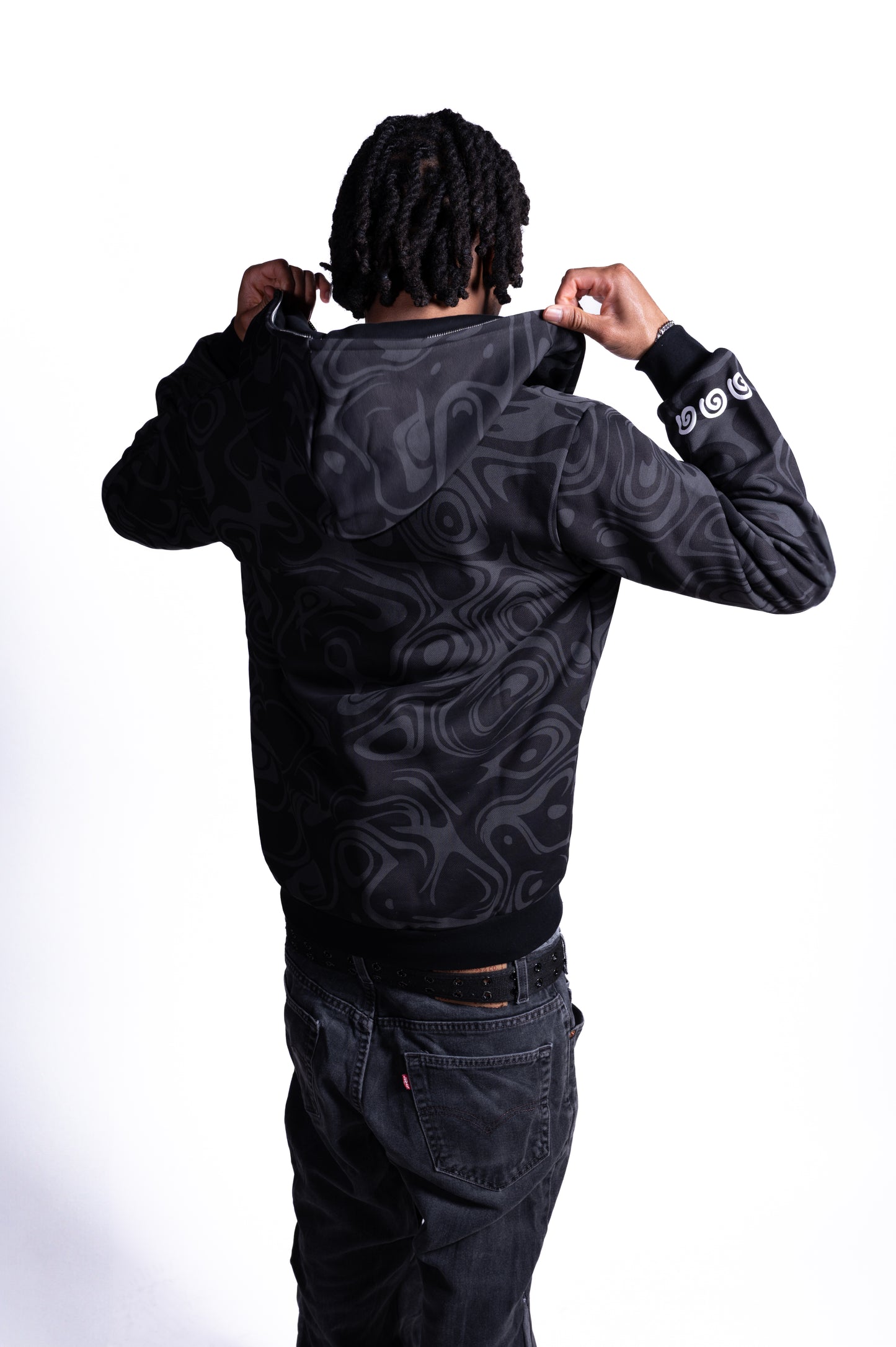 Phantom Wave Hoodie (Black)